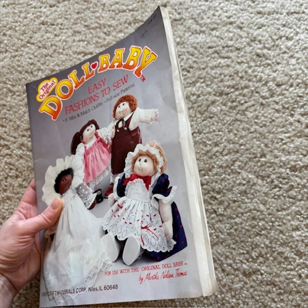 The Original Doll Baby 1984 Vintage Easy Fashions to Sew Sewing Patterns